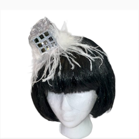 Christmas Headband, Mirror Present Headband, party Fascinator/Hat, birthday gift - Picture 14 of 16